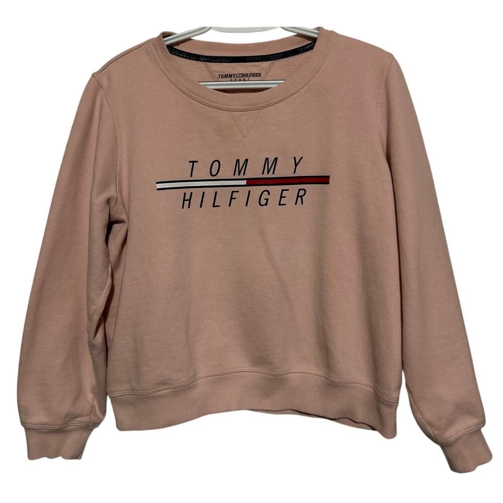 Tommy Hilfiger Sport Women's Light Pink‎ Sweatshirt Size L